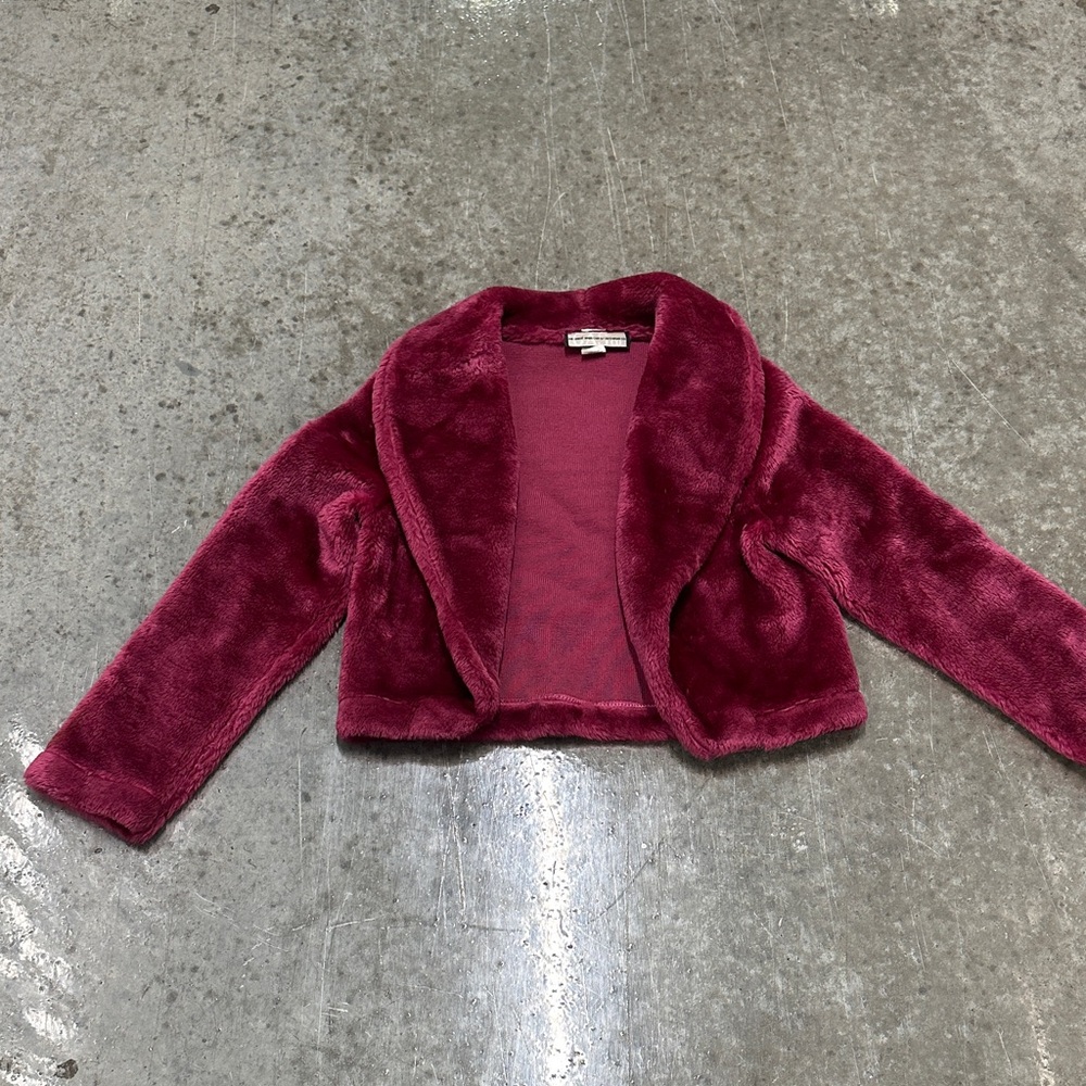 Plush Burgundy Jacket
